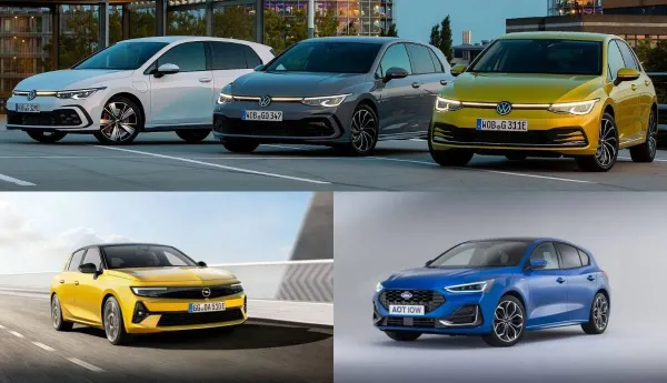 Honda Civic vs Volkswagen Golf vs Ford Focus vs Opel Astra