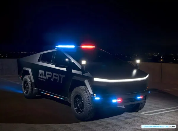 Cybertruck Policial en Las Vegas: ¿El Futuro de la Vigilancia Eléctrica?