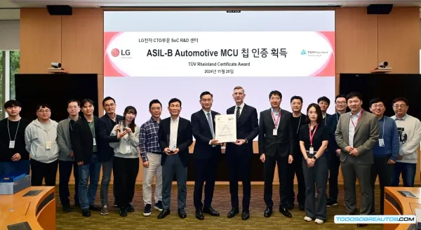 LG revoluciona la industria automotriz con su primera MCU certificada ISO 26262