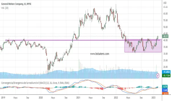 Rendimiento de las Acciones de GM