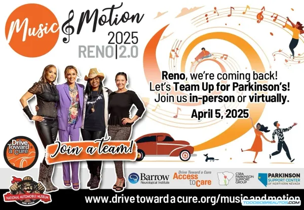 Drive Toward a Cure: James Brown y el Mundo del Automóvil se Unen Contra el Parkinson en Reno